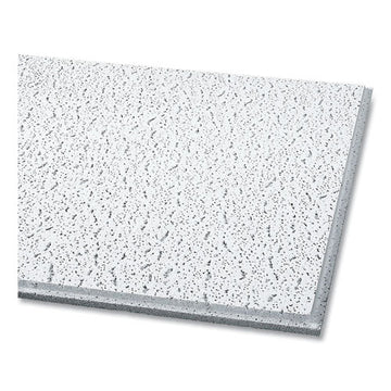 Armstrong® Fissured Ceiling Tiles, Angled Tegular (0.94"), 24" X 24" X 0.63", White, 16-carton freeshipping - TVN Wholesale